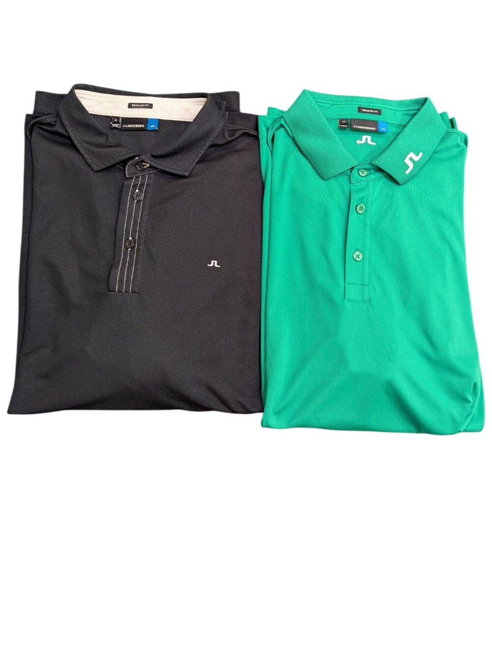 2 J.LINDEBERG Men's Regular Fit Performance Golf Short Sleeve Polo Sz XL